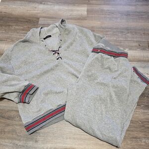 Ashley Stewart Plus Size Tracksuit Cropped Sweater Jogger Ashley Sport Size 3X